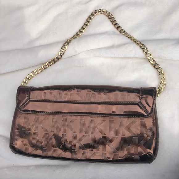 Michael Kors Bronze Shoulder Handbag - Picture 8 of 8